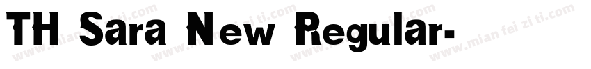 TH Sara New Regular字体转换